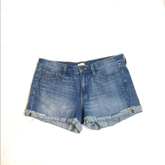 J. Crew Factory light wash jean shorts size 28 - Picture 2 of 16